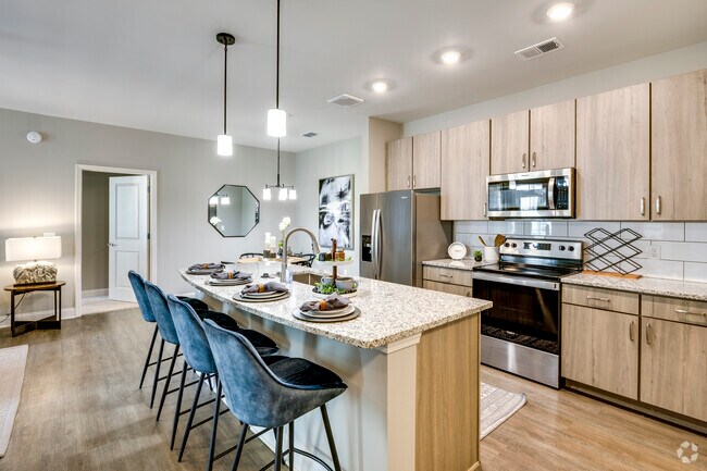 2HAB, 2BA - 1,142 ft² - Cocina - Argento at Riverwatch Apartments