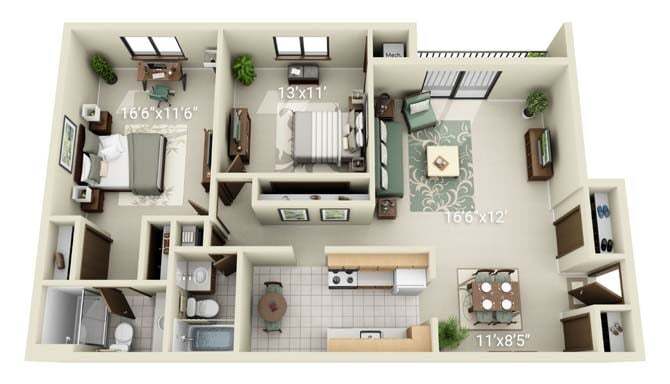Liberty Hill Apartments – B1