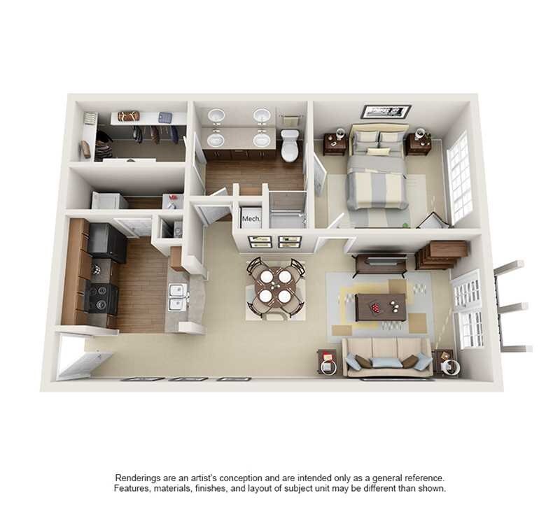 Floor Plan of Unit - 22621 Amendola Terrace