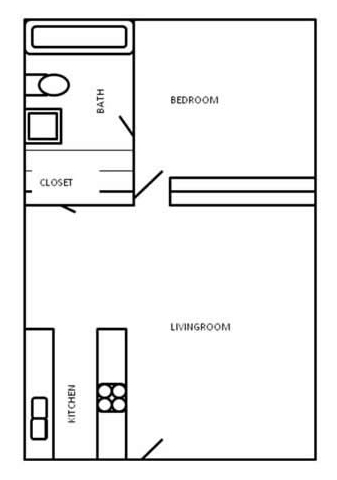 1HAB/1BA - Lincoln Woods