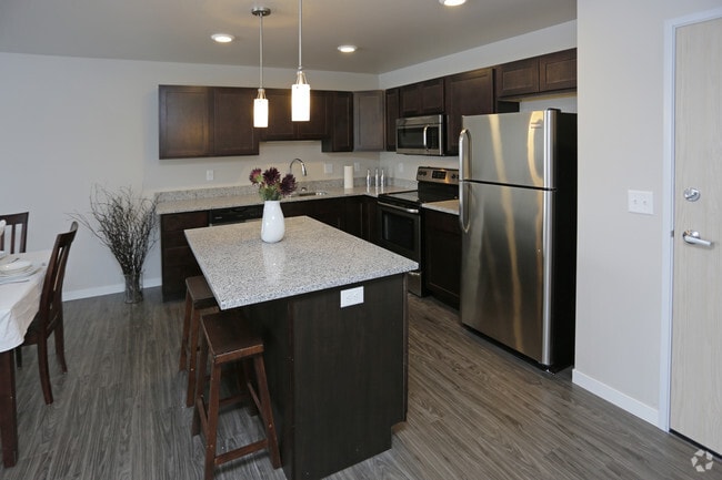 Two Bedroom - Kitchen - Arbor Court