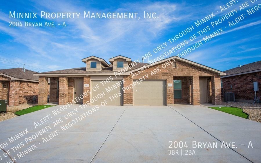 2004 Bryan Ave. Townhome Rentals in Wolfforth TX