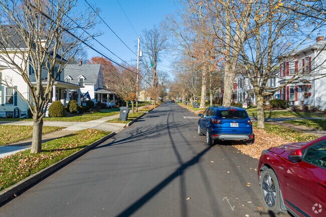 Granville is a walkable neighborhood filled with quiet streets.