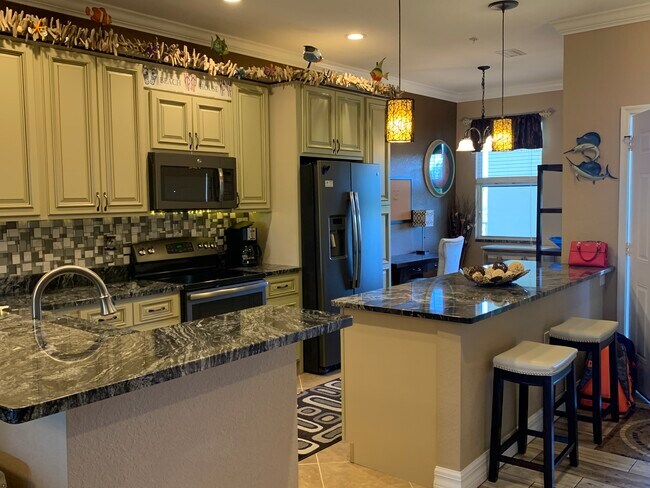 Kitchen w/Stainless Steel appliances - 11001 Gulf Reflections Dr