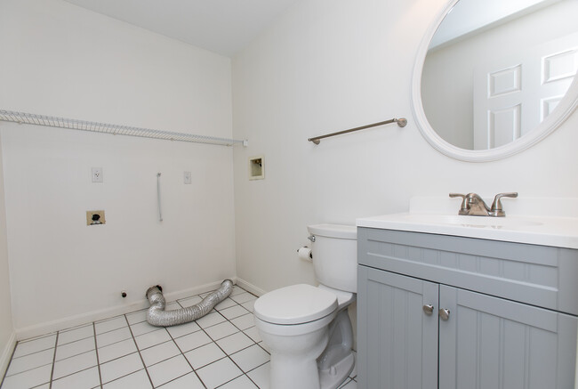 1/2 bath and Laundry hook up - 294 Chestnut St