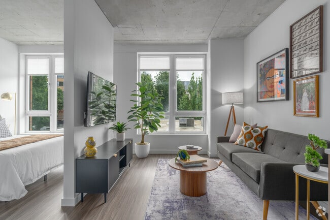 Junior 1BR, 1BA - 586SF - Living Room - Dianne