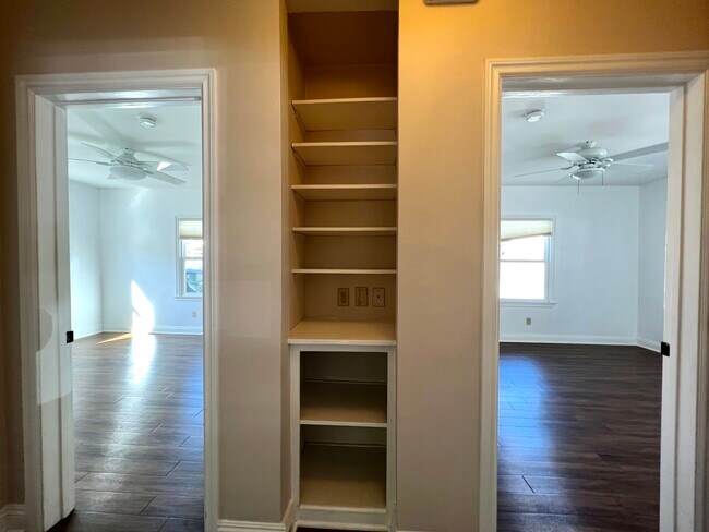 Hallway view of 2 bedrooms - 701 Atchison St