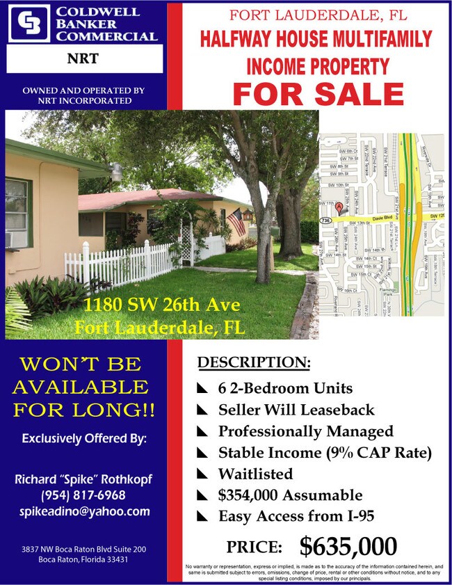 Folleto/volante de marketing - 1180 SW 26th Ave