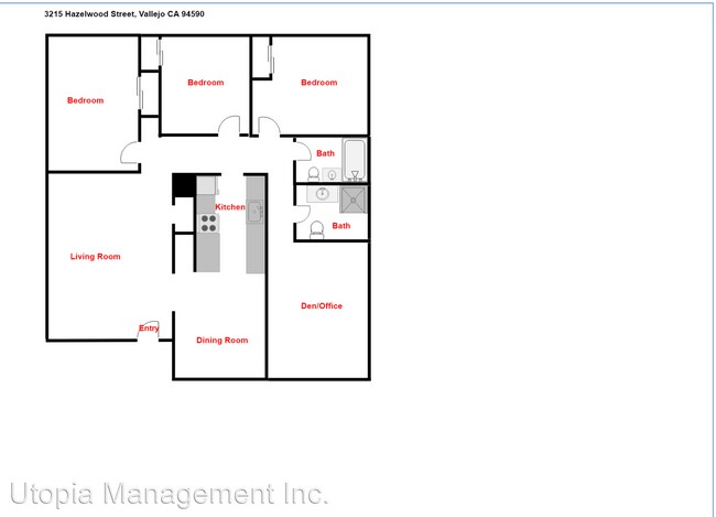 Building Photo - 3 br, 2 bath House - 3215 Hazelwood Street