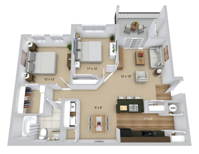 Interior Photo - Burkart Crossing Apartments