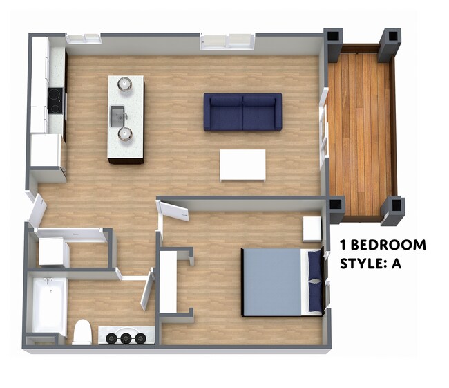 1 dormitorio estilo A - Lake District Flats