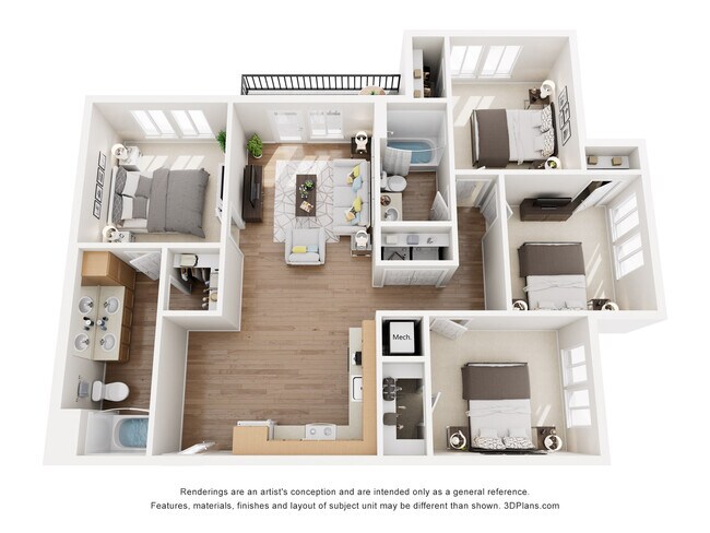 Plano de planta - Westerville Crossing