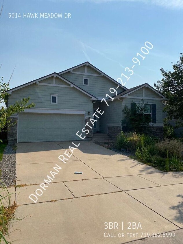 5014 Hawk Meadow Dr, Colorado Springs, CO 80916 House Rental in