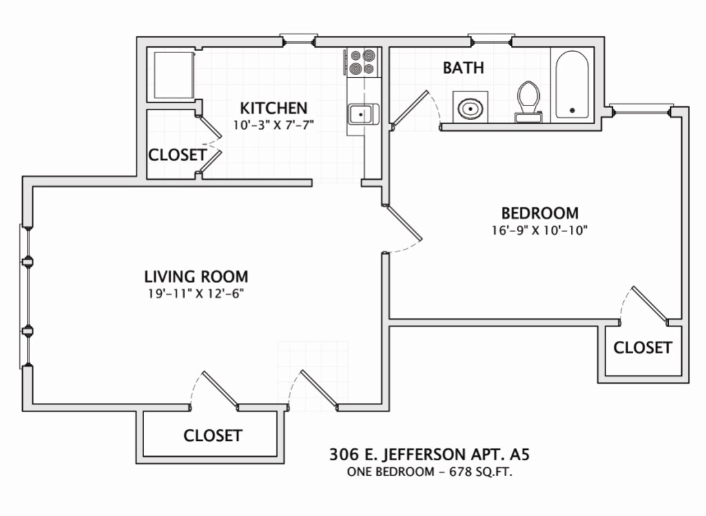 1BR/1BA - 306-308 E Jefferson St