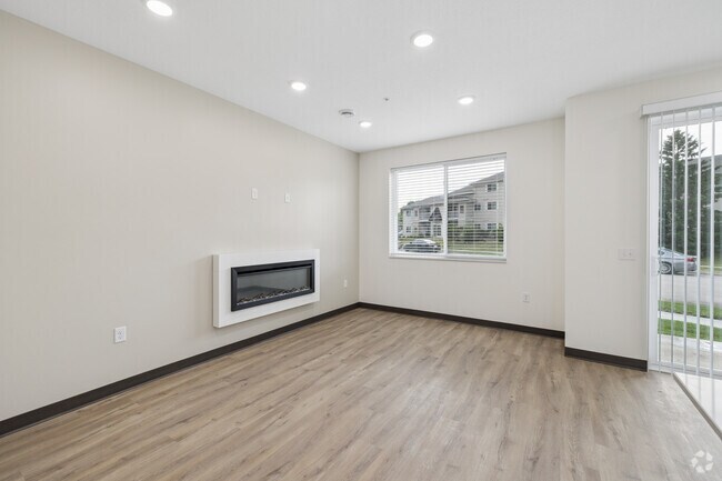 2BR, 2.5BA - 1,500SF - Living Room - Manor Heights Townhomes
