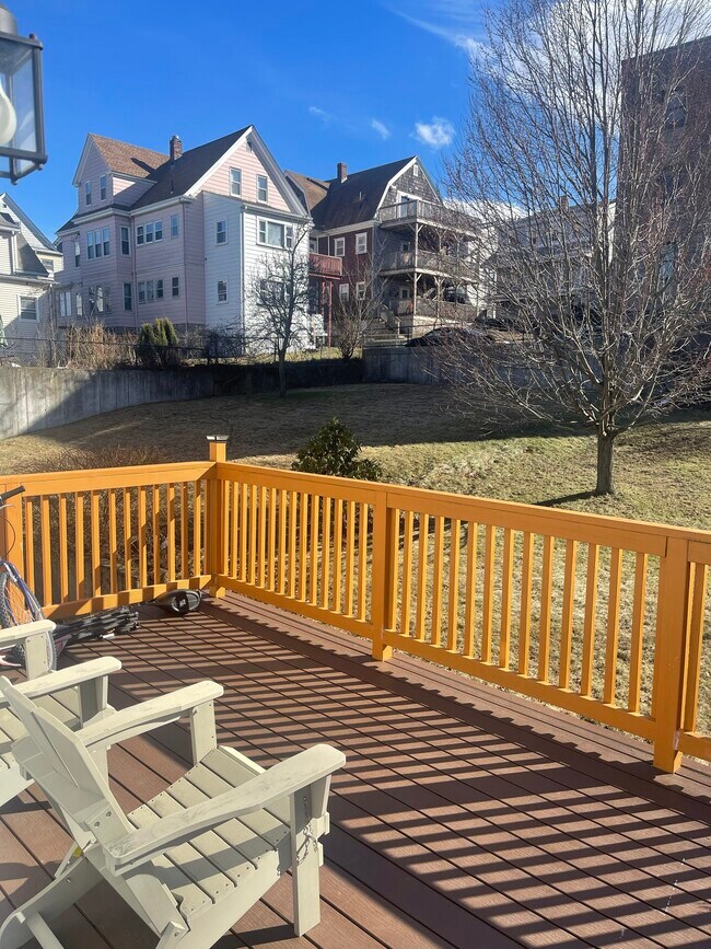 outside deck - 81 Bow St