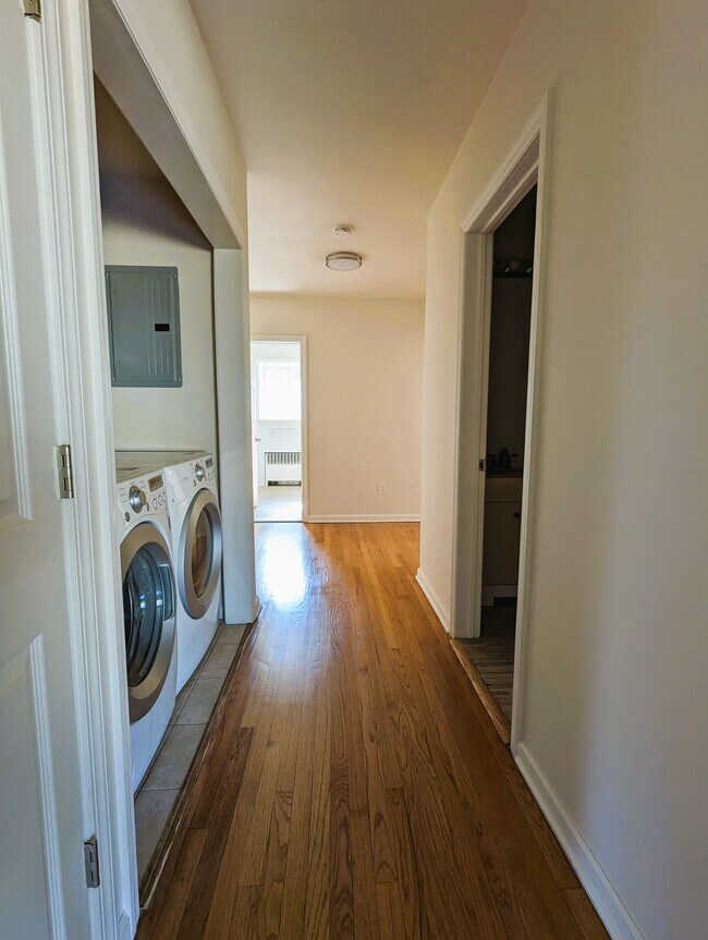 Hallway with Laundry - 337 Vail Rd