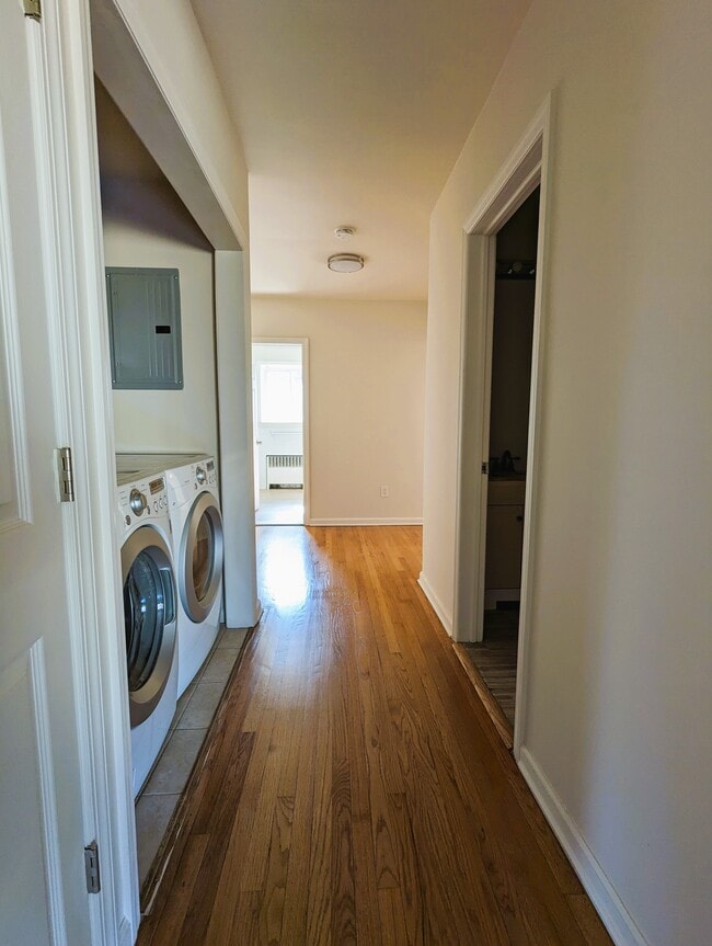 Hallway with Laundry - 337 Vail Rd