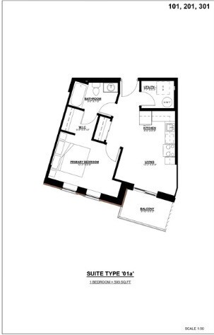 Plan d'étage - Brubacher Flats