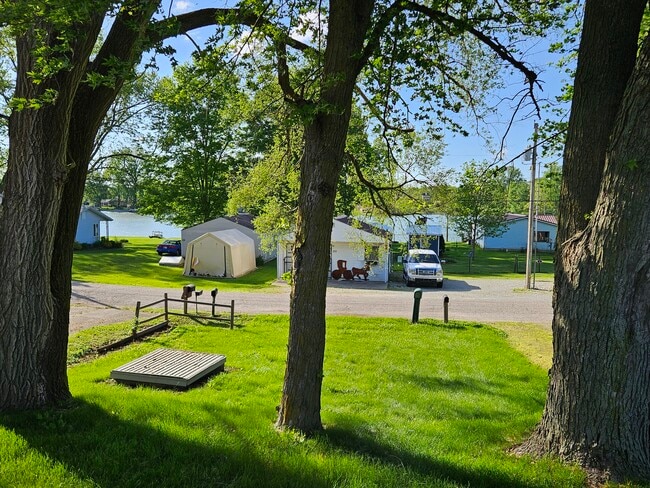 Front porch view of Long Lake - 21 W Lakeside Dr