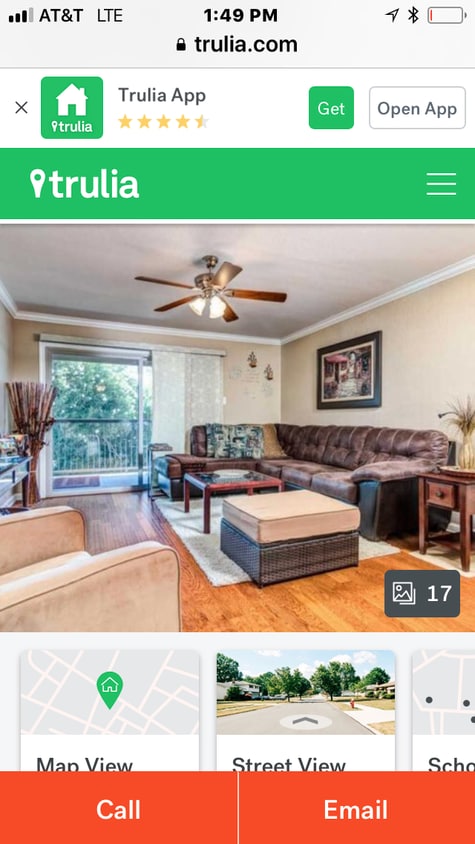 Living room - 8260 E Arabian Trl