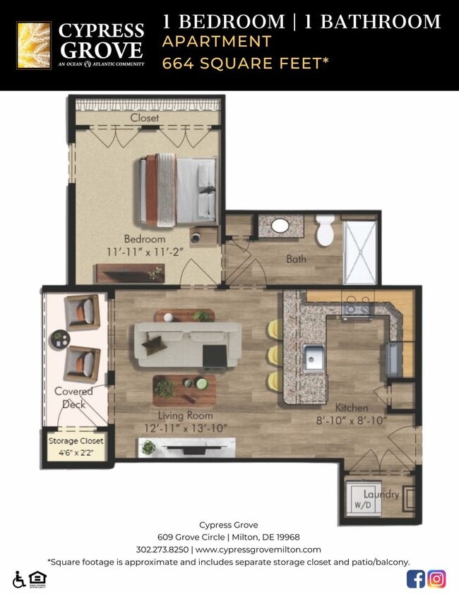 Interior Photo - Cypress Grove