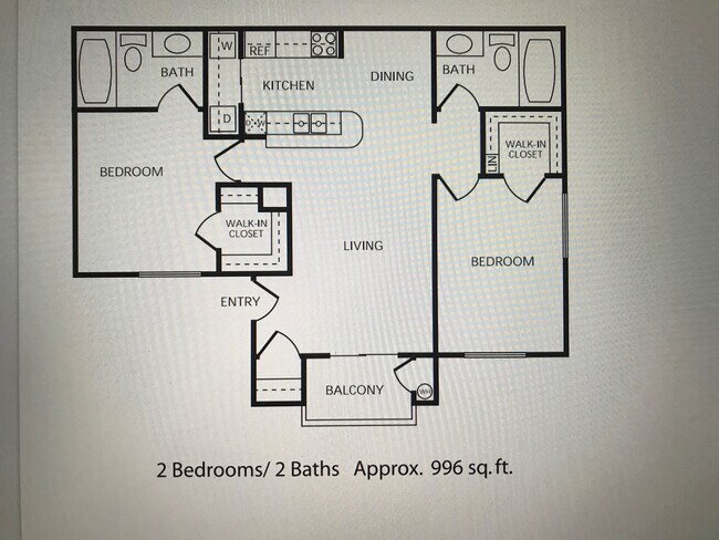 Dos habitaciones - Lindell Harbor Senior Apartments