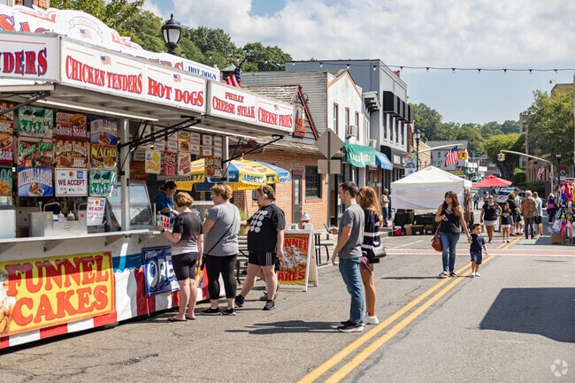 The Glen Cove Street Fair is held on Main Street in Glen Cove.