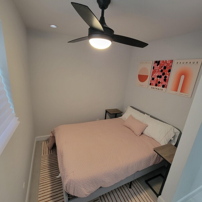 Bedroom with Ceiling Fan - 2831 S Bedford St