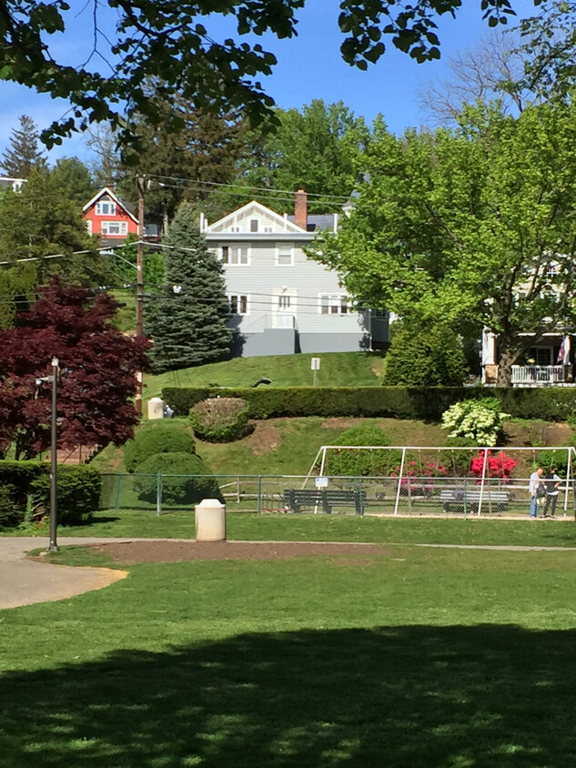 Building seen from harbor park - 38 Bayview Ave