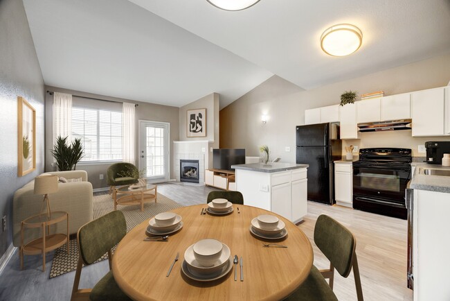 Open Floor Plan Living Area - PeakView at T-Bone Ranch Apartments
