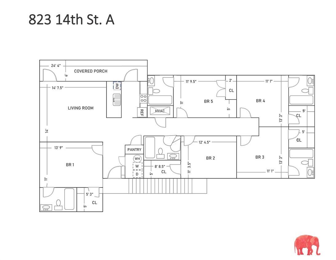 823 14th St, Tuscaloosa, AL 35401 House Rental in Tuscaloosa, AL