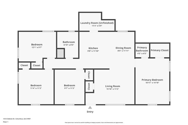 Foto del edificio - Newly Renovated 4BR/2BA Home with Large Yard + Storage Shed | Flexible Kitchen Island