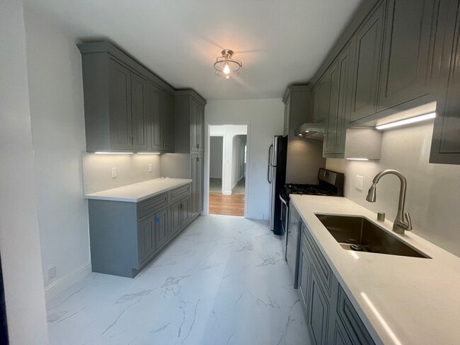 Grey Cabinetry/Stone Countertops - 9 Locust Ave