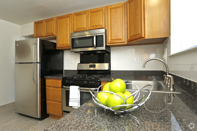 Two Bedroom - Kitchen - Meadow View Apartments