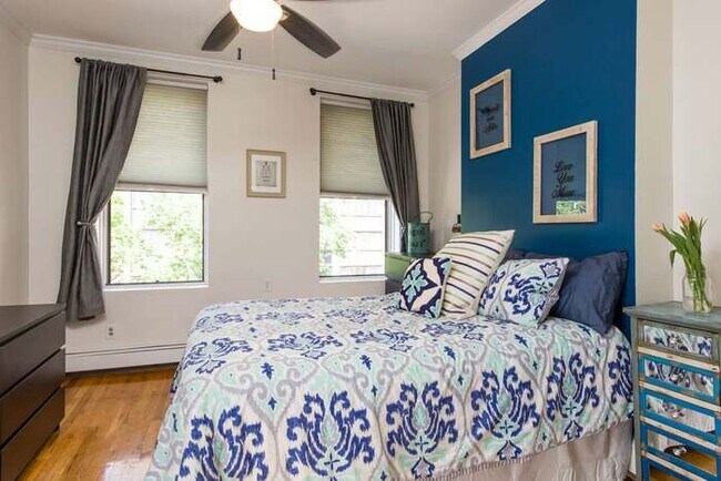 spacious bedroom. Window north facing with nice breath - 413 1st St