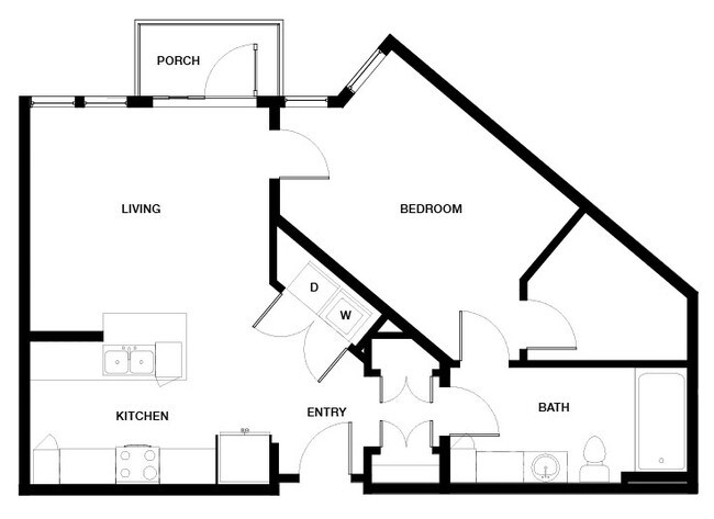 Plano de planta - The Louis Las Colinas