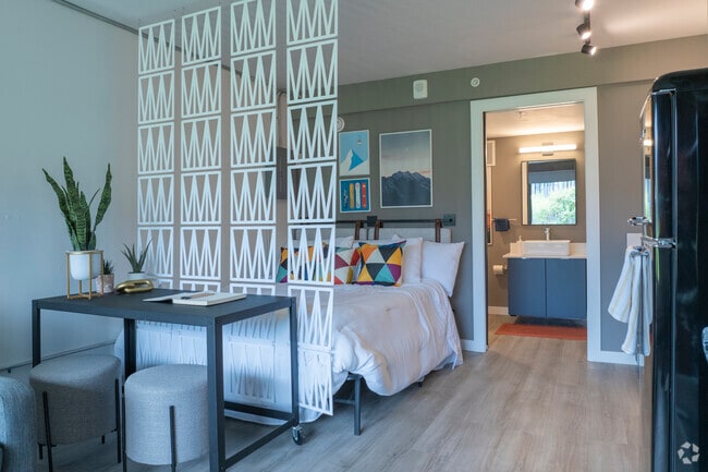 Estudio - 314 pies cuadrados - Dormitorio - River Roost