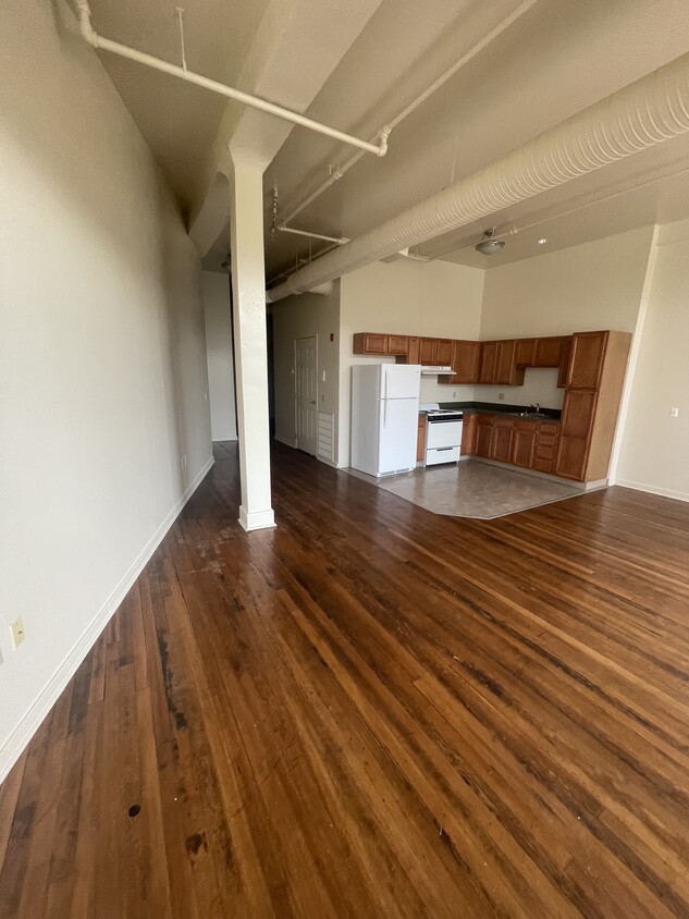Living Space and Kitchen view - 6710 Detroit Ave