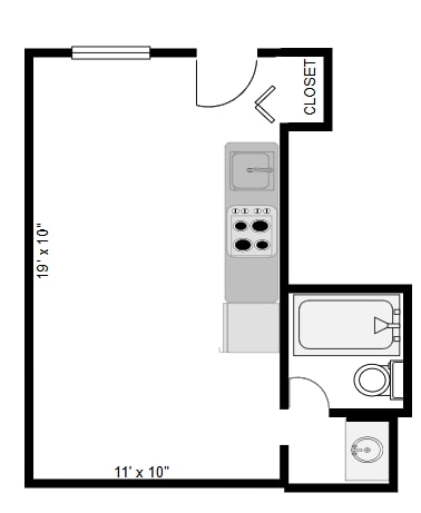 Plano de planta - Broadview Apartments