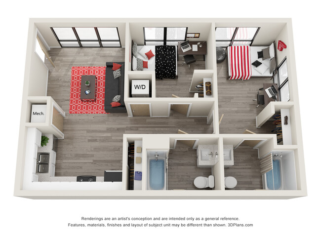 Floorplan - 609 South Randolph Street