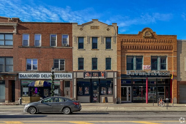Downtown Akron is home to several locally owned restaurants.