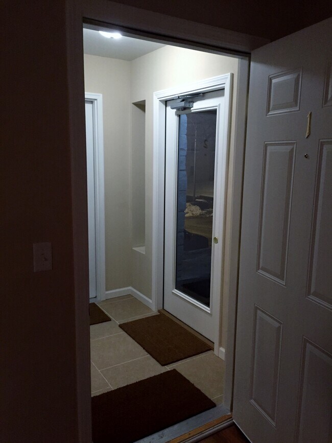 Vista desde el interior del apartamento hacia la entrada del edificio. - 3903 Cass St