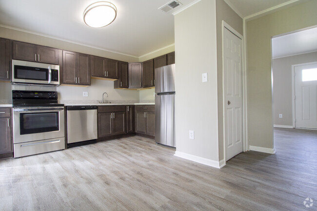 Gray Kitchen - Meadowfield Townhomes