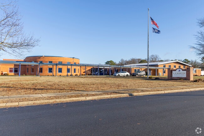 S. P. Morton Elementary School encourages interactive learning experiences.