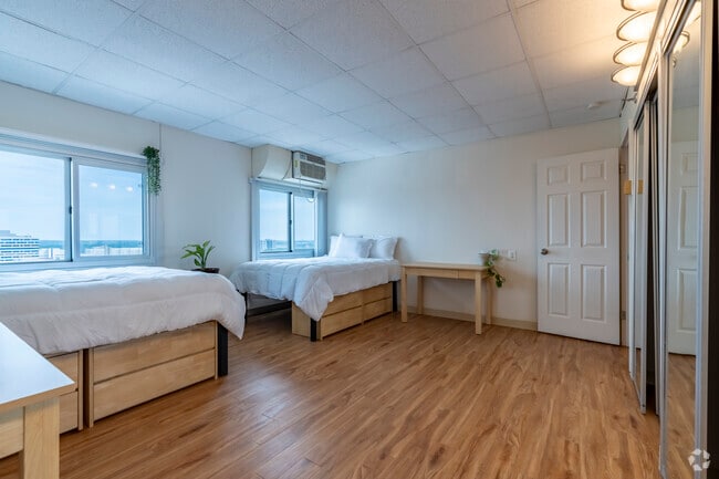 1BR, 1BA - C Style - Bedroom - University Towers - UofM Student Housing