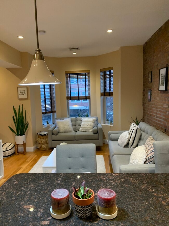 Spacious & Bright Living Area - 241 Boston St