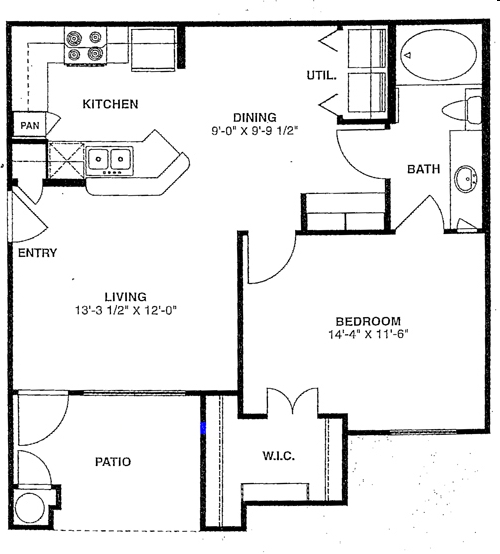 Plan A - Seville Place Apartments