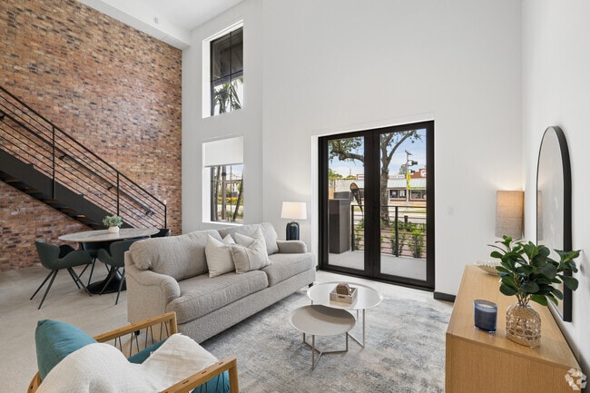 The Champion 2BR, 2BA - 1,73SF - Living Room - Saddlebridge at Downtown Davie