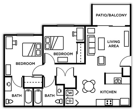The Outpost Apartments San Antonio Tx 2br 2ba The Outpost